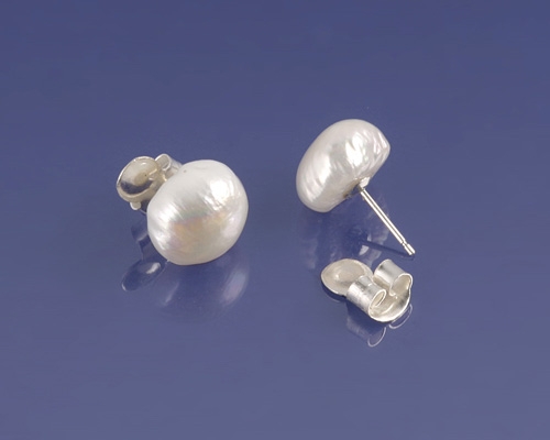 Pendientes de Perla barroca. y Plata 925ml.