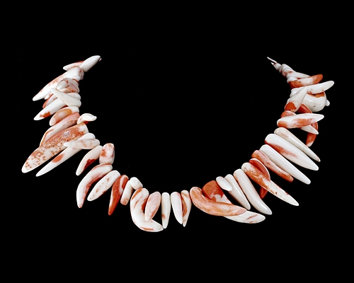 Collar de coral Bambú en ramas