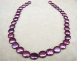 Collar de perlas Coin violeta