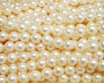 Collar de perla Akoya Golden esférica