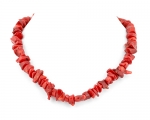 Collar de coral Bambú irregular