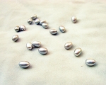 Perla oval Gris Plata