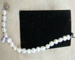 Pulsera de Perla cultivada 8-10mm. Blanca