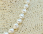 Collar de perla Australiana barroca blanca