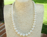 Collar de perla Australiana barroca blanca