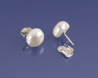 Pendientes de Perla barroca. y Plata 925ml.