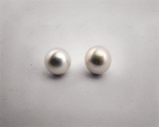 Perla esférica blanca. 12mm.
