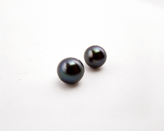 Perla esférica Gris. 12.5mm.