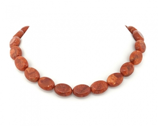 Collar de coral Esponja oval