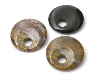 Unidades Agata con perforación grande 47.5-49x9mm