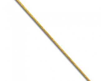 Cordón de Algodón encerado amarillo (0,5mm.)