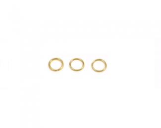 Anilla abierta de oro 4mm.